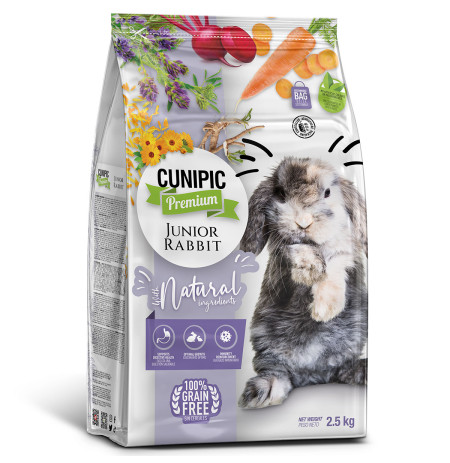 Nuevo diseño del Pienso Cunipic pienso conejo baby comida super premium para gazapos en formato de 2,5Kg