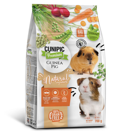 Nuevo diseño de Cunipic pienso cobaya comida super premium 700g