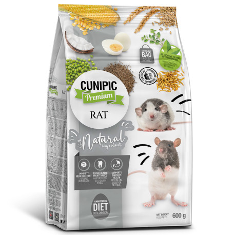 Diseño viejo o antiguo de Cunipic pienso para ratas comida super premium 800g