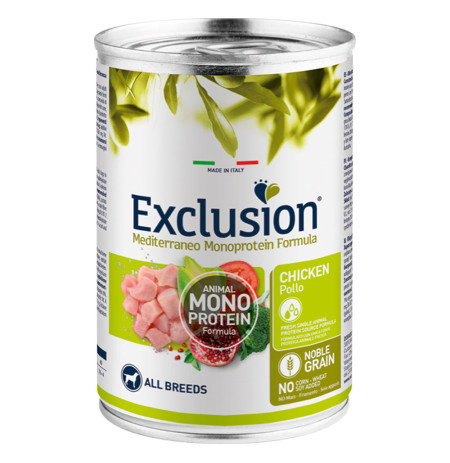 Exclusion Lata Adult Chicken para perros
