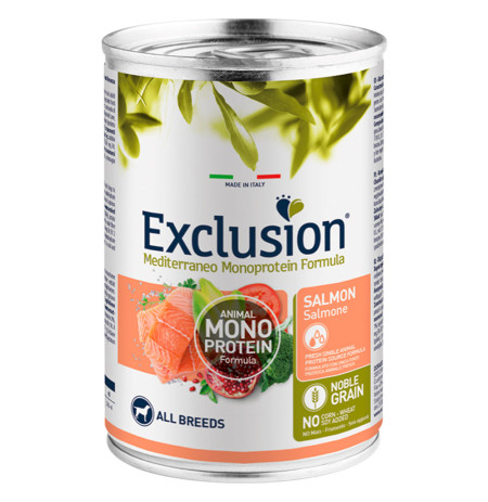 Exclusion Lata Adult Salmon para perros