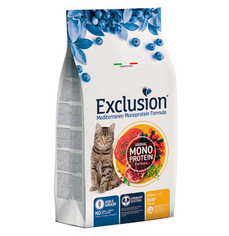 Exclusion cat adult beef para gatos