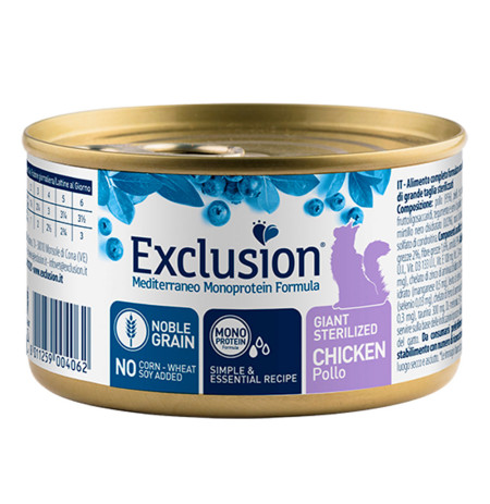 Exclusion cat lata giant sterilized chicken para gatos