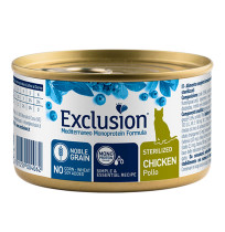 Exclusion cat lata sterilized chicken para gatos