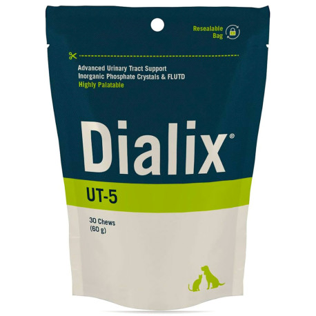 Vetnova Dialix UT-5 (chews) para vías urinarias inferiores en perros y gatos