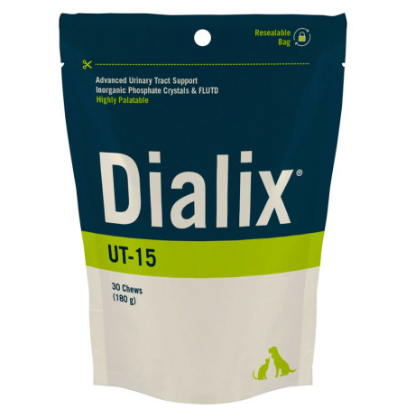 Vetnova Dialix UT-15 (chews) para vías urinarias inferiores en perros y gatos