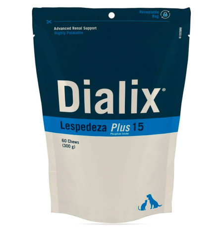 Vetnova dialix lespedeza plus 15 función renal en perros y gatos