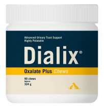 Vetnova Dialix Oxalate PLUS (chews) para cristales o c&aacute;lculos de oxalato en perros y gatos