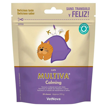 Vetnova multiva calming cat para calma y relajación de gatos