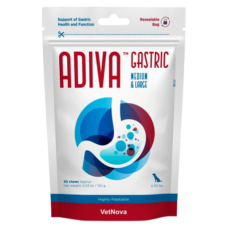 Vetnova Adiva Gastric Medium & Large (regulador tracto digestivo) para perros