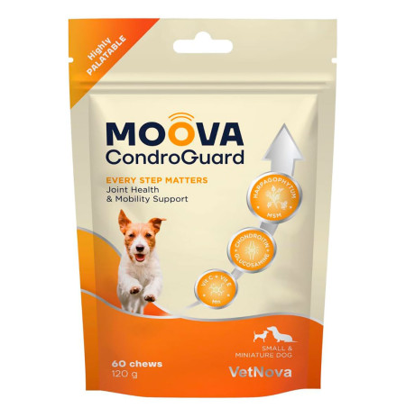 Vetnova Moova Condroguard Small & Miniature (chews) para perros