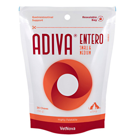 Vetnova Adiva Entero Small & Medium (regulador tracto digestivo) para perros y gatos