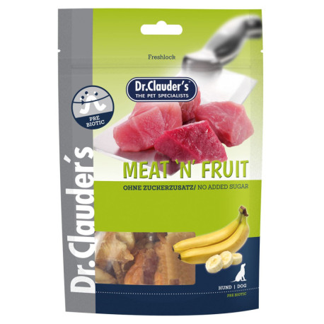 Dr. Clauder Banana y Pollo snack funcional meat & fruit snack para perros