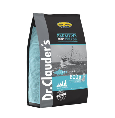 Dr. Clauder Best Choice Sensitive Adulto Pescado y arroz para perros