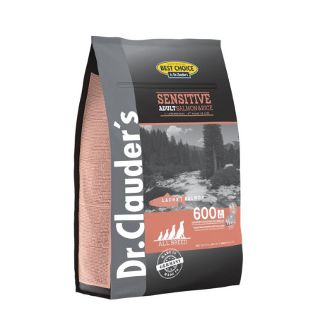 Dr. Clauder Best Choice Sensitive Adulto Salmón y arroz para perros