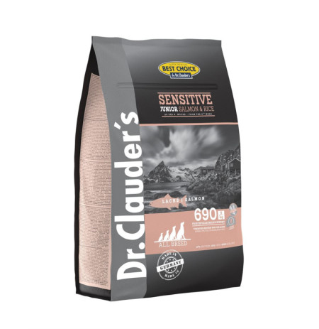 Dr. Clauder Best Choice Sensitive Junior salmón y arroz para cachorros