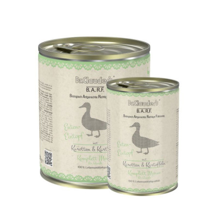 Dr. Clauder Lata B.A.R.F. Guiso de Pato para perros