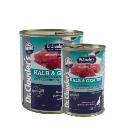 Dr. Clauder Lata Prebiotic Ternera y verduras para perros