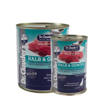 Dr. Clauder Lata Prebiotic Ternera y verduras para perros