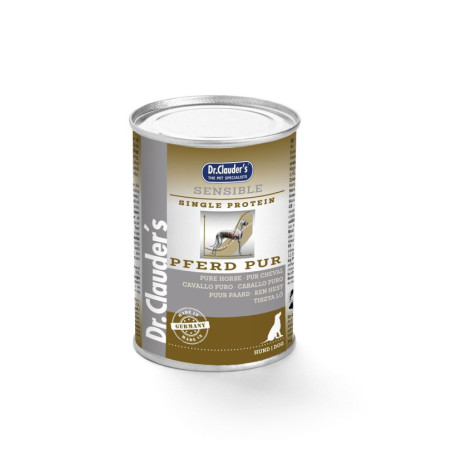 Dr. Clauder Lata Sensitive Puro Caballo para perros