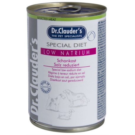 Dr. Clauder Lata Special Diet Light Baja en Sodio para perros