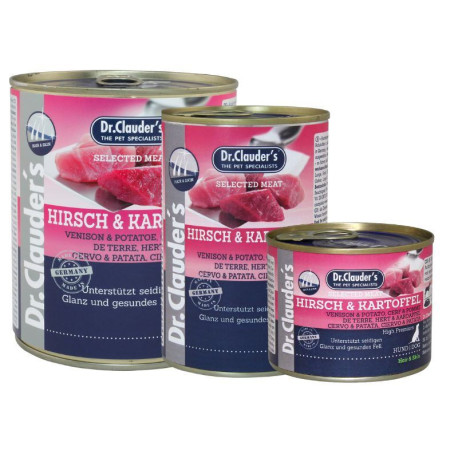 Dr. Clauder Lata Venado y patata (hair & skin) para perros