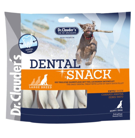Dr. Clauder Snack funcional Dental Pato para perros raza grande