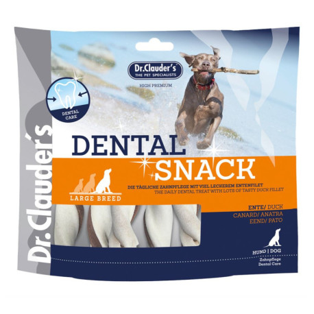 Dr. Clauder Snack funcional Dental Pato para perros raza grande