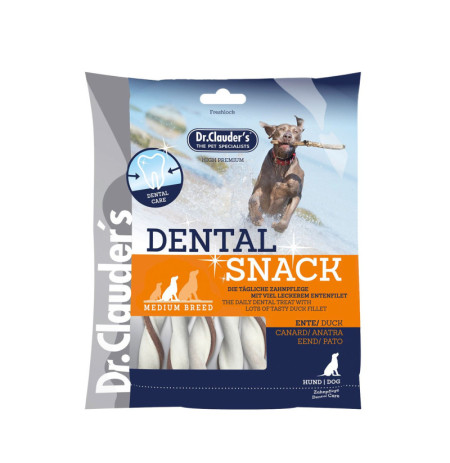 Dr. Clauder Snack funcional Dental Pato para perros raza media