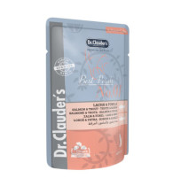 Dr. Clauder Sobre Best Pearls en gelatina Salmón y trucha para gatos