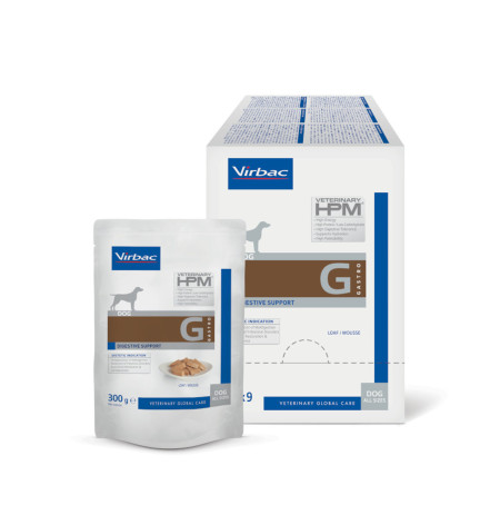 Virbac G1 Digestive Support (Mousse) en caja para perros