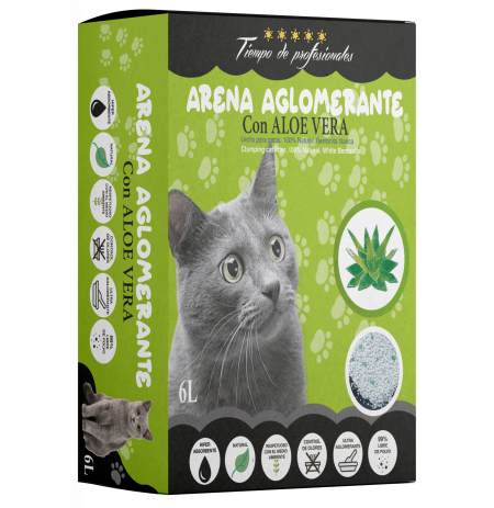 Arena aglomerante aloe vera tiempo profesionales