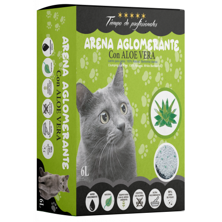 Arena aglomerante aloe vera tiempo profesionales