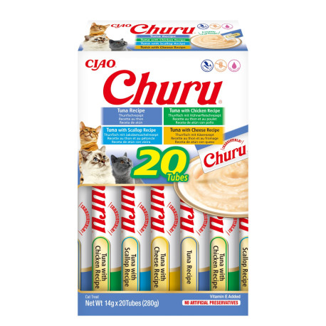 Churu variedades de Atún en caja para gatos Caja 20 x 14g