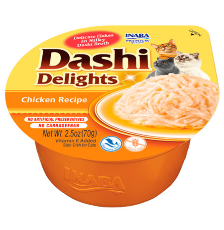 Tarrina Churu Dashi Delights Pollo para gatos