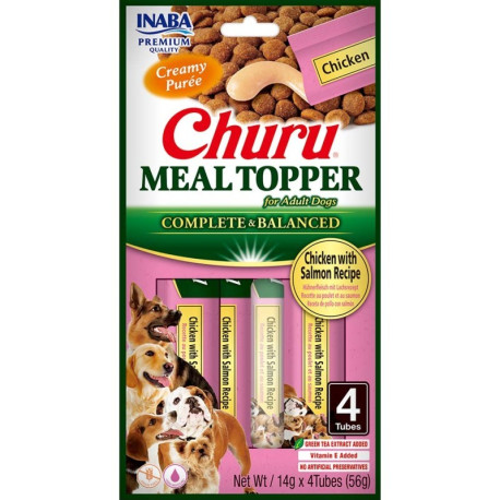 Churu Meal Topper Pollo y Salmón aderezo para perros