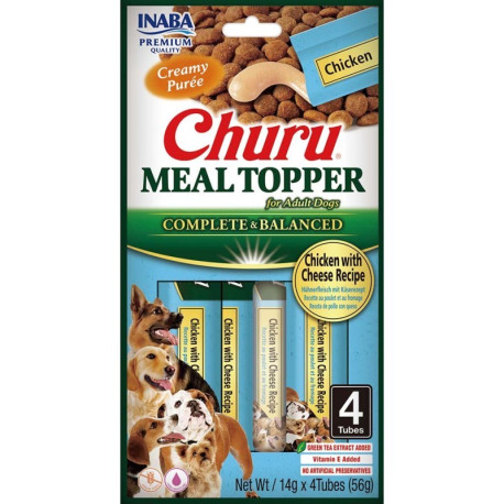 Churu Meal Topper Pollo y Queso aderezo para perros