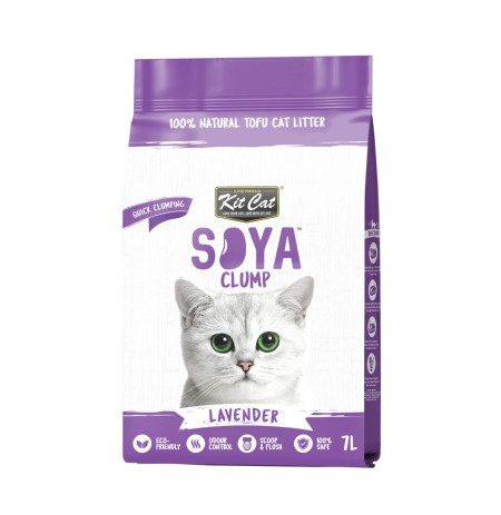 Kit Cat Arena Soja BIO Lavanda SoyaClump para gatos