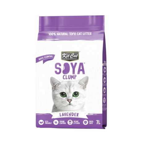 Kit Cat Arena Soja BIO Lavanda SoyaClump para gatos