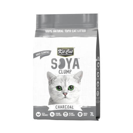 Kit Cat Arena Soja BIO Carbón Activo SoyaClump para gatos