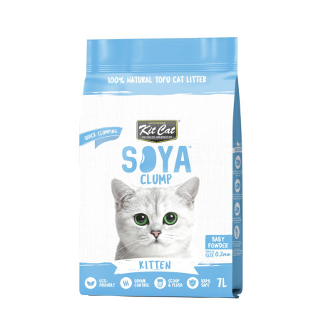Kit Cat Arena Soja BIO Kitten SoyaClump para gatitos
