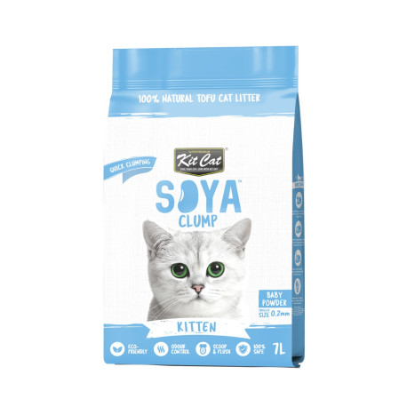 Kit Cat Arena Soja BIO Kitten SoyaClump para gatitos 