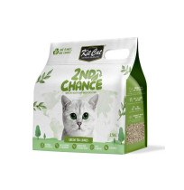 Kit Cat Arena 2nd Hojas de Té Verde, Guisante y Yuca para gatos