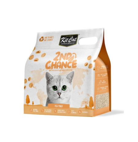 Kit Cat Arena 2nd Cascara de Guisante y Yuca para gatos