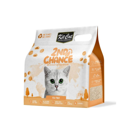 Kit Cat Arena 2nd Cascara de Guisante y Yuca para gatos