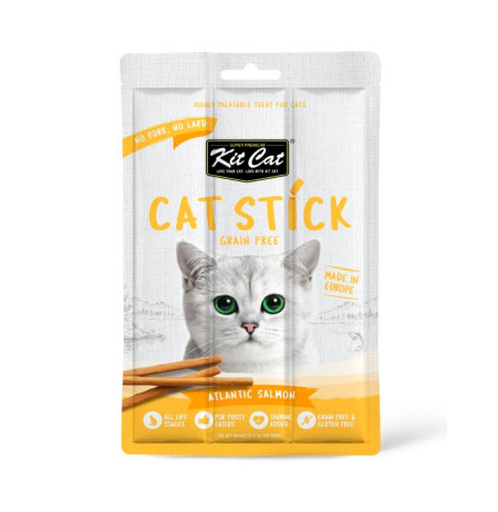 Kit Cat Stick Salmón Atlántico snack para gatos