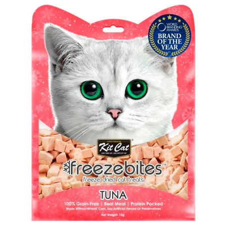 Kit Cat Stick FreezeBites Atún Natural Liofilizado snack para gatos
