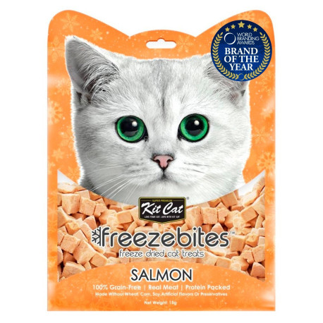 Kit Cat Stick FreezeBites Salmón Natural Liofilizado snack para gatos