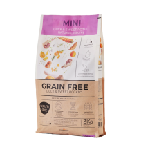Natura Diet Grain Free MINI Duck & Sweet Potato (Pato y Batatas) para perros pequeños en formato 3Kg