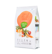 Pienso Natura Diet Daily Food Mini para perros adultos de raza pequeña en saco de 3Kg